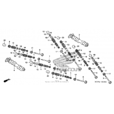 Camshaft + valve (fr.)