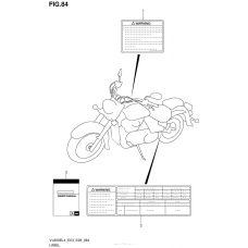 Информационные наклейки (Vl800Bl4 E28)