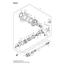 Propeller shaft/final drive gear