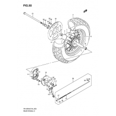 Rear wheel complete assy