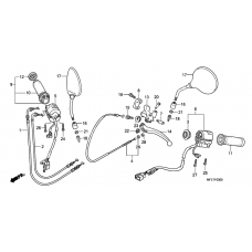 Handle lever/switch/cable