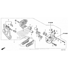 Задний тормозной суппорт