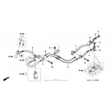 Rear brake hose (st1300)