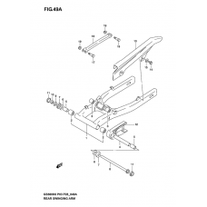 Rear swinging arm              

                  Model k4/k5/k6