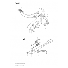 Stand - rear brake