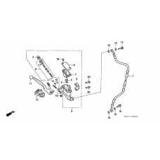 Fr. brake master cylinder              

                  CR500RN/RP/RR/RS/RT/RV