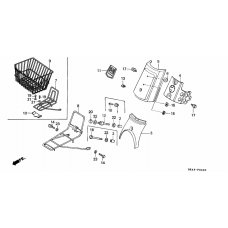 Top cover/front carrier