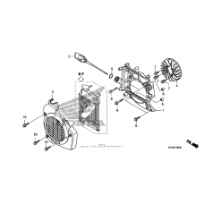 Cooling fan + radiator cover