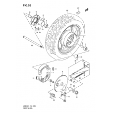 Rear wheel complete assy