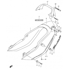 Seat tail cover              

                  Gsf1200zk5