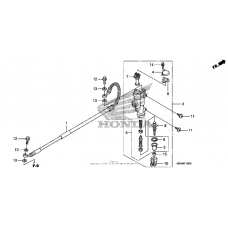 Rear brake master cylinder