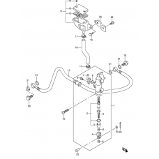 Rear master cylinder              

                  Model k3