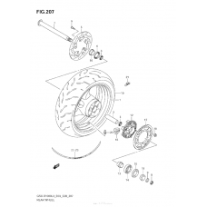 Заднее колесо (Gsx-R1000Zl3 E03)