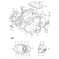 Crankcase cover ass`y (v