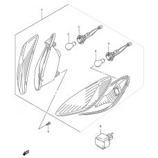 Turnsignal front & rear lamp              

                  Model k4/k5