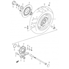 Rear wheel complete assy              

                  Model y/k1