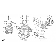 Cylinder head              

                  CR85R5,6/RB5,6