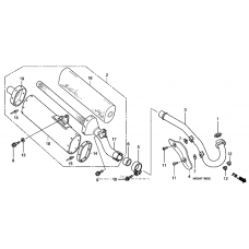 Exhaust muffler ('02)