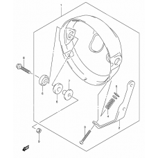 Headlamp housing              

                  Sv1000/u1/u2 k3/k4