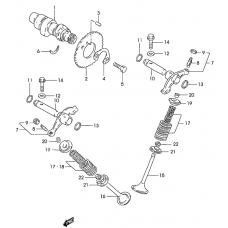 Camshaft-valve