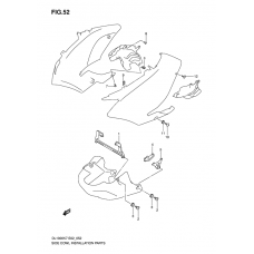 Side cowl installation parts