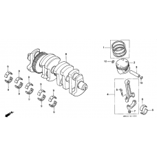 Crankshaft/piston