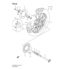 Rear wheel complete assy