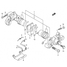 Rear caliper