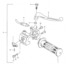 Right handle lever