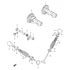 Cam shaft/valve