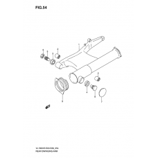 Rear swinging arm