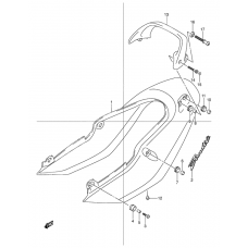 Seat tail cover              

                  Gsf600y/uy