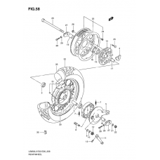 Rear wheel complete assy