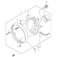 Headlamp              

                  Gsf1200k1/k2/k3/k4/zk4/k5/zk5