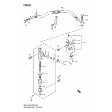 Rear master cylinder