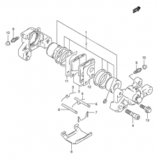 Rear caliper              

                  Model x/y/k1/k2, gsx1300rzk3