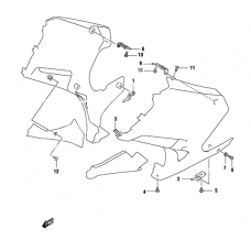 Under cowling installation parts              

                  Gs500fk4/fuk4