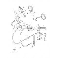 Steering handle. cable