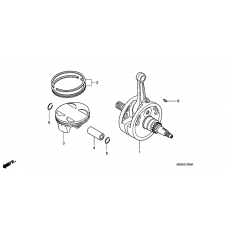 Crankshaft/piston