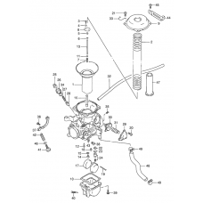 Carburetor assy              

                  Rear: e18