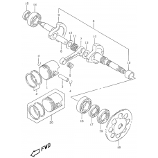 Crankshaft              

                  Model ay50w/wr v/w/x/y