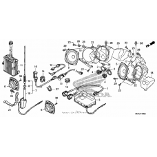 Audio unit (gl1800'06-) (airbag)