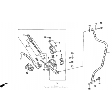 Fr. brake master cyl. 92-97