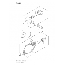 Turnsignal front & rear lamp              

                  Model k4