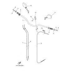 Steering handle & cable