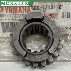Шестерня 3-й передачи (18Т) / GEAR, 3RD PINION, 5BE171312100, 5BE-17131-21, 5BE 17131 21, YAMAHA Шестерня 3-й передачи (18Т) / GEAR, 3RD PINION, 5BE171312100, 5BE-17131-21, 5BE 17131 21, YAMAHA