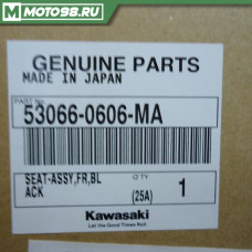 SEAT-ASSY,FR,BLACK / СИДЕНЬЕ В СБОРЕ,FR,ЧЕРНОЕ, 530660606MA, 53066-0606-MA, 53066 0606 MA, KAWASAKI