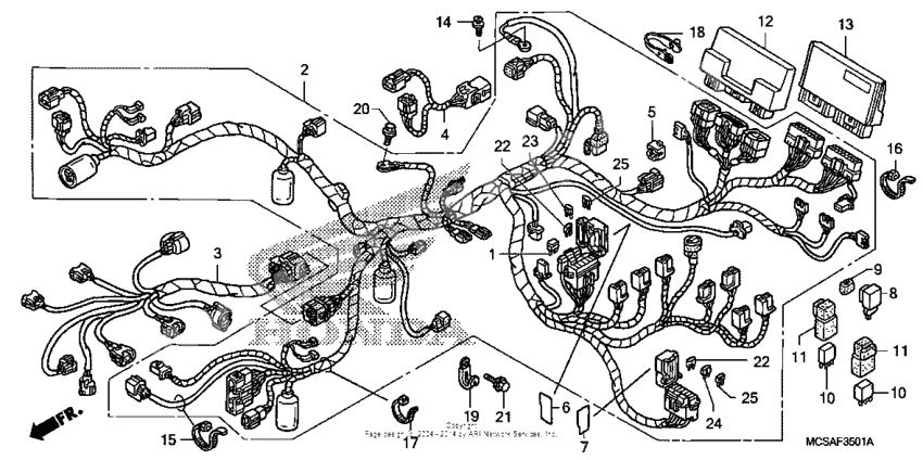 Wire harness (st1300a)