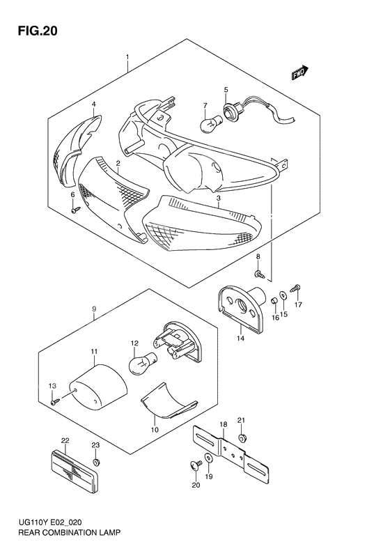 Rear combination lamp