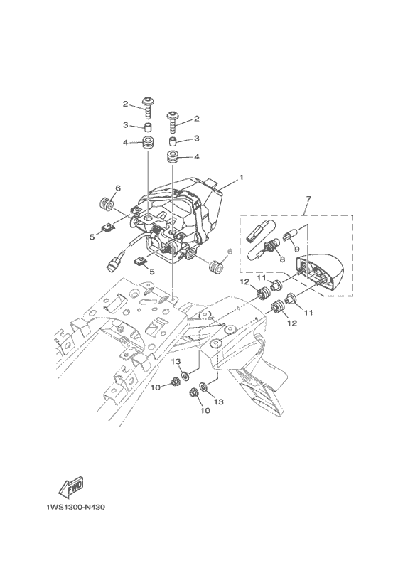 Задний фонарь (Стоп-сигнал)